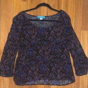 Francesca’s blouse with bell sleeves